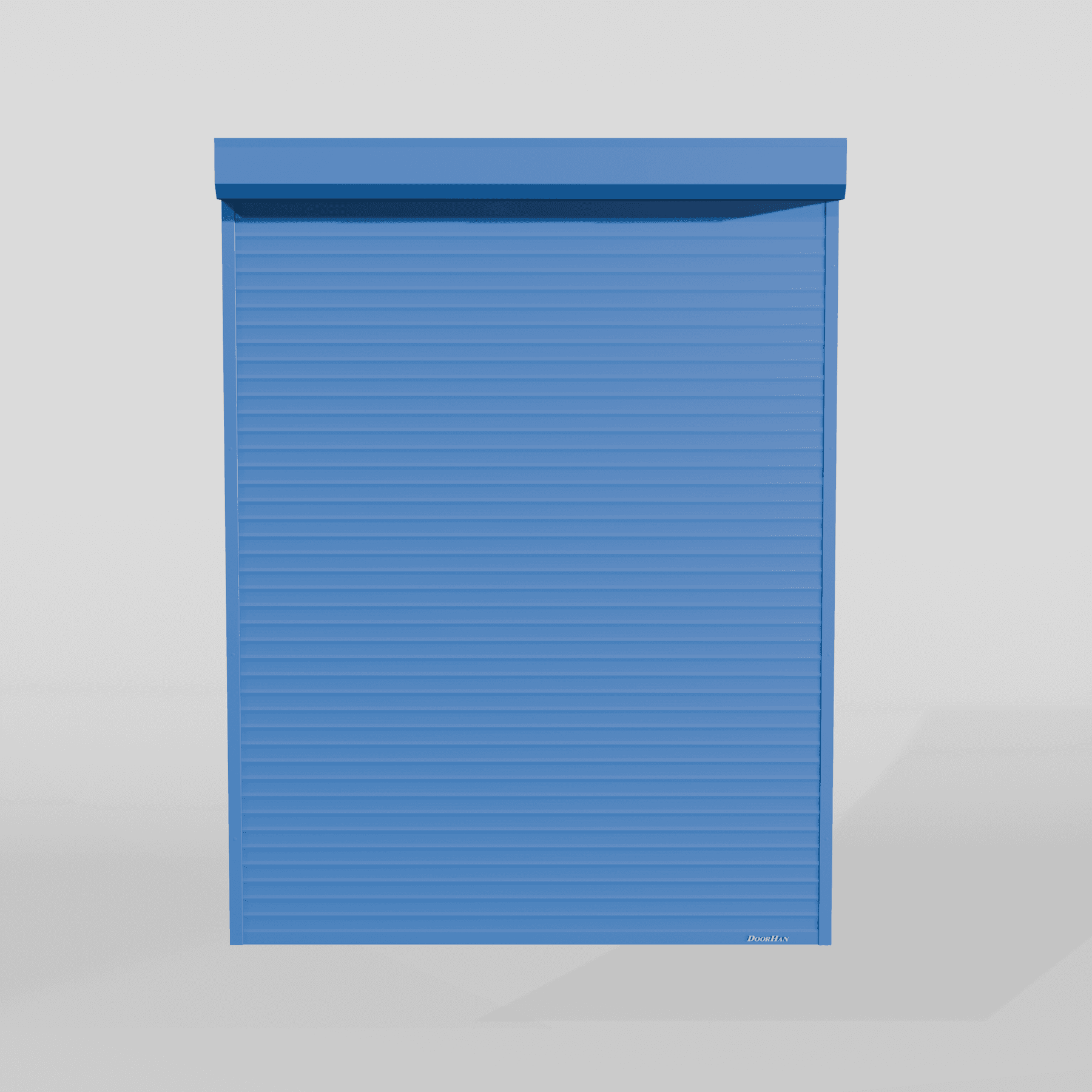 Рольставни DoorHan 2800х2000 цвета RAL 5005 (синий) невзломостойкие без автоматики — фото 3